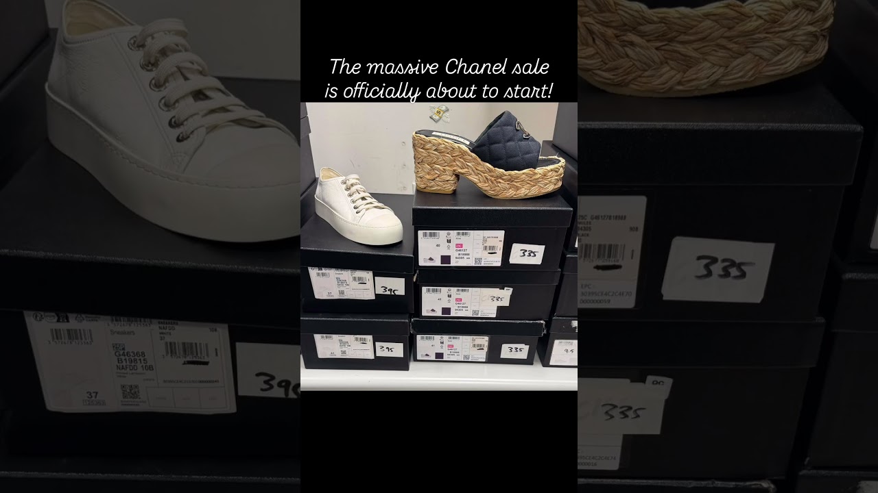The massive Chanel sale is officially about to start