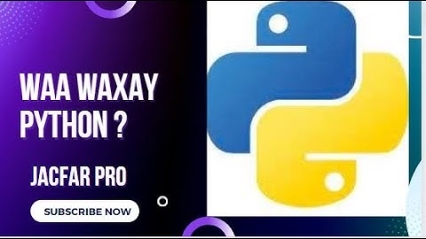 waa maxay programming?