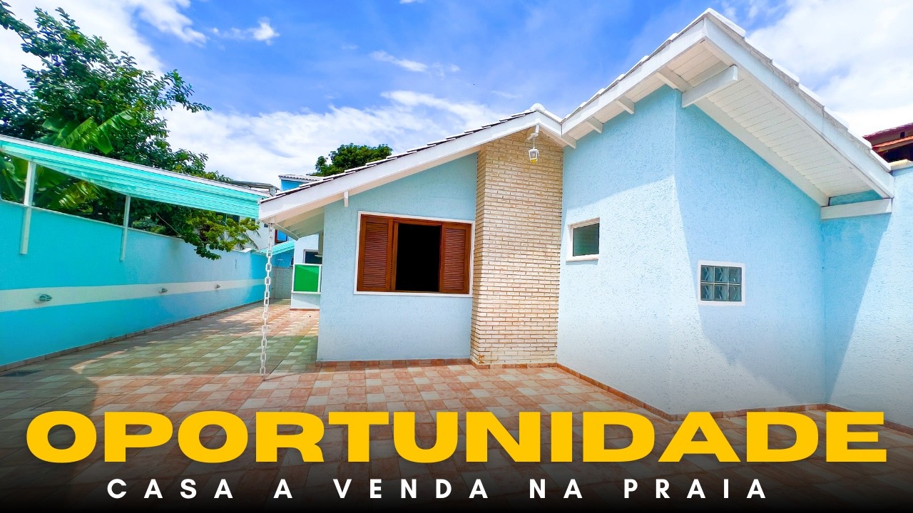 Casa na praia! Imóvel MARAVILHOSO  a venda litoral de Sp, Tour completo!