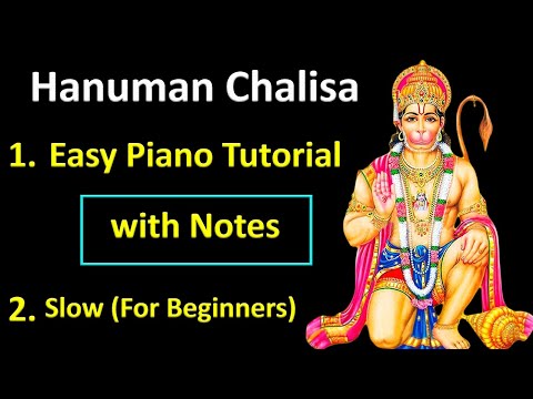 Hanuman Chalisa Piano Notes Easy Piano Tutorial with Notes for Beginners
