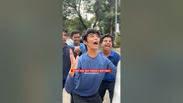 Skipping Friend’s Birthday #shorts #explore #birthday #party #friends #funny #comedy #celebration