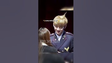 taehyung🐻 did this😍💜 when army girl was crying😢#bts #taehyung #shorts