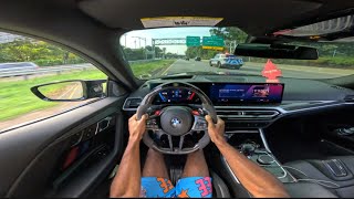 POV PUSHING MY 600HP M2 TO THE LIMITS ON MORNING HIGHWAY DRIVE