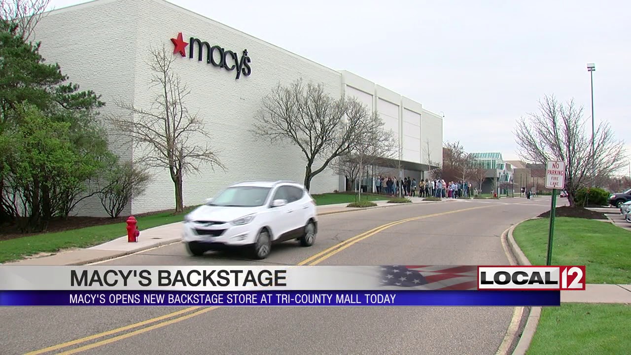 Macy's opens new Backstage store at TriCounty Mall YouTube