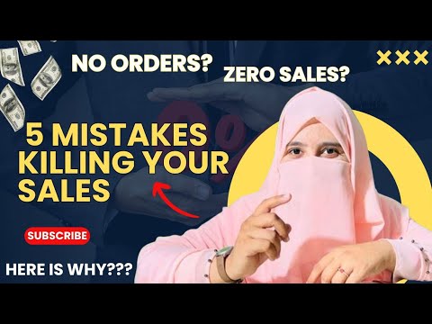 Why Your Online Business Is Failing? | 5 Dangerous Mistakes to Avoid | Sidra Naseem thumbnail