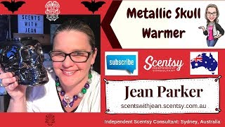 Metallic Skull Warmer Independent Scentsy Consultant, Sydney Australia