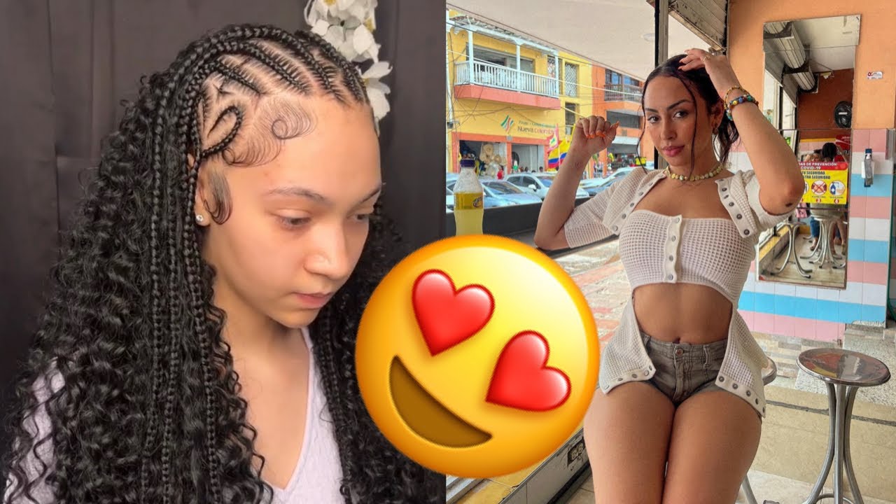 These Summer Heart Knotless braids are to salivate Over | She paid $650 ￼