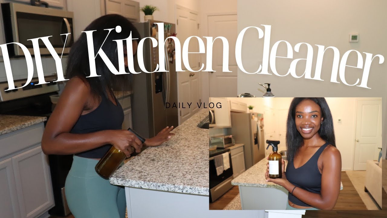 DIY natural kitchen cleaner | Non-toxic | minimal | clean