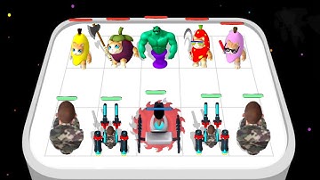 Merge Banana Cat VS Skibidi Toilet VS Merge War: Skibydy Toilet Kamera Monster Gameplay Max Levels
