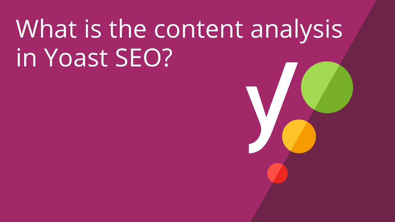 Premium SEO analysis: As smart as Google • Yoast