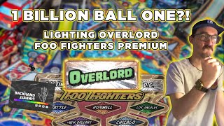 1 BILLION BALL ONE?! - Lighting Overlord - Foo Fighters Pinball Tutorial