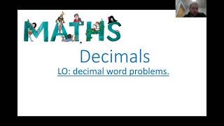 Decimal word problems