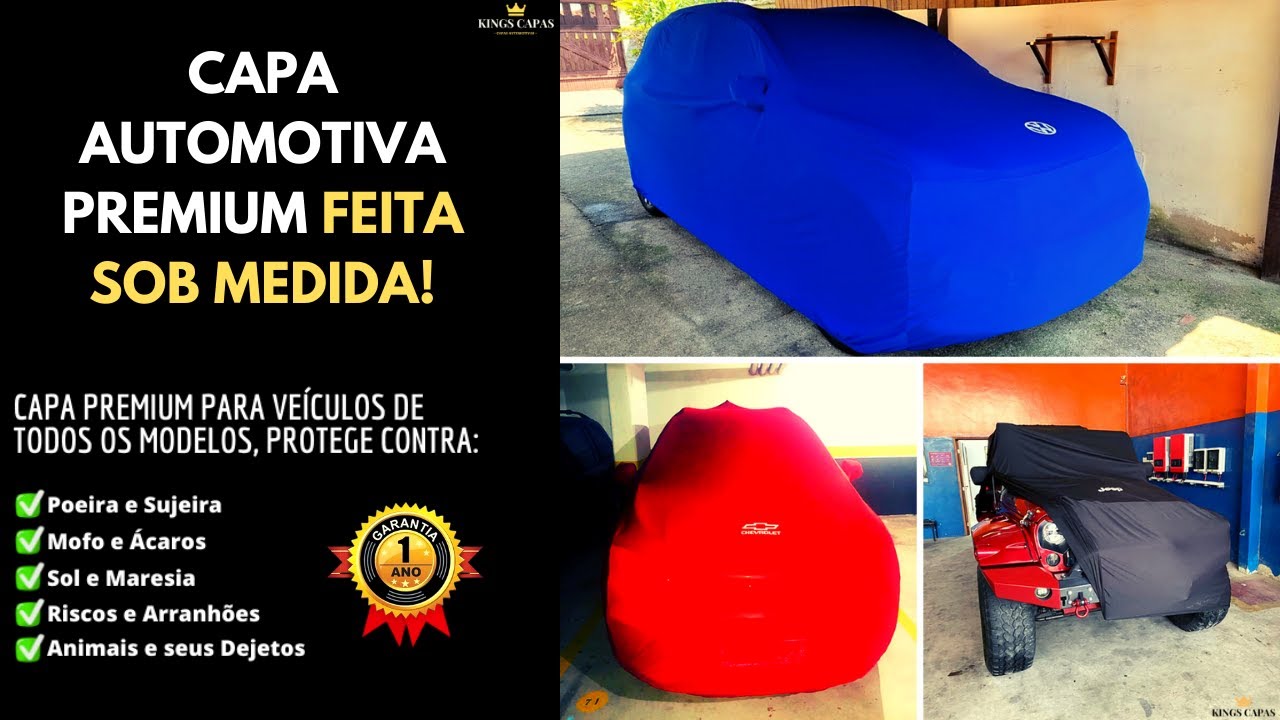 Capa Automotiva de Tecido Feita Sob Medida. Proteção Premium para veículos - Kings Capas Automotivas