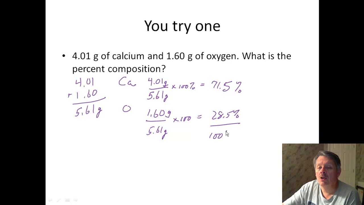 06 Percent Composition YouTube