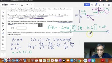 Modeling with sinusoidal functions (2/2)