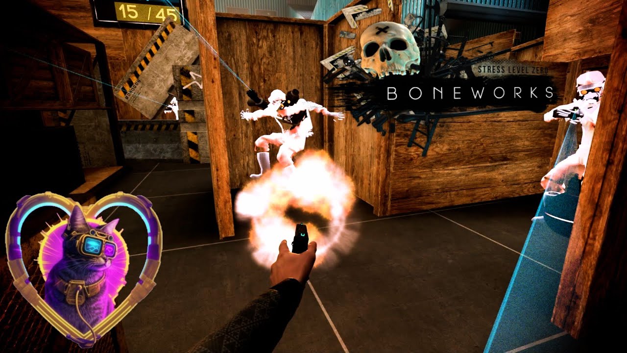 "Handgun Range" Boneworks Sandbox Mode