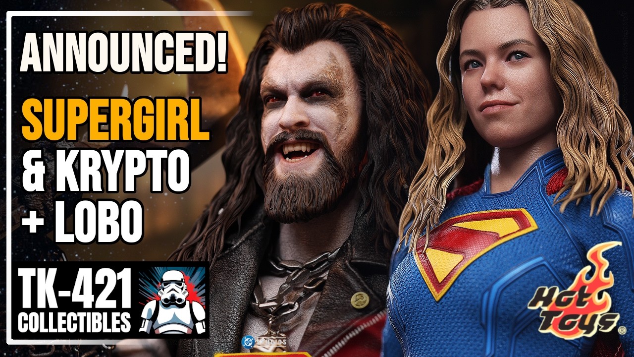 ANNOUNCED! Hot Toys Supergirl, Krypto & Lobo – First Look Reaction