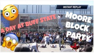 VLOG : BUFFALO STATE COLLEGE | MOORE BLOCK PARTY✨🤘🏾💃🏾