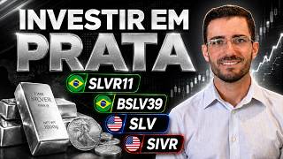 Investir em PRATA: qual ETF vale mais a pena SLVR11, BSLV39, SLV, SIVR, PSLV e SIVR39