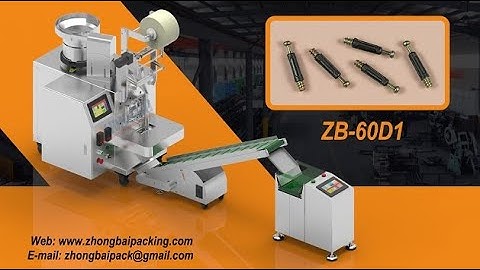 Small Part Bagging Machine, Hardware Part Counter Bagger