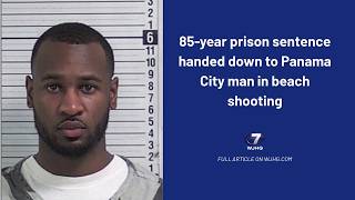 85-year prison sentence handed down to Panama City man in beach shooting