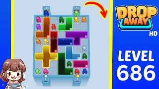Drop Away Level 686 Solution Walkthrough