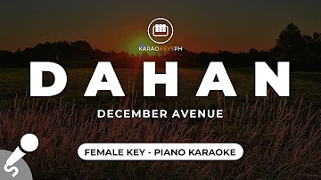 Dahan - December Avenue (Female Key - Piano Karaoke)