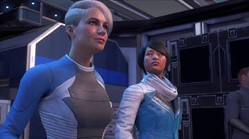 Mass Effect Andromeda - Sara Ryder - The Tempest and first flight to Eos
