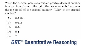 Decimals and reciprocals: GRE quantitative reasoning practice question#103