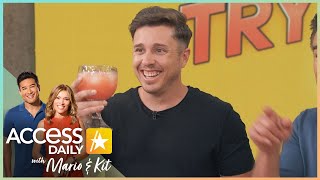 Mario Lopez & TikToker Corey B Test Viral TikTok Recipes
