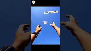 Returning Paper Plane | Easy Flying Boomerang ✈️🪃 #shortsfeed #shorts #trending