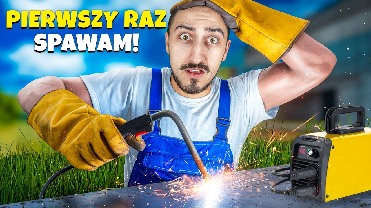 PODPALIŁEM METAL PODCZAS SPAWANIA XD