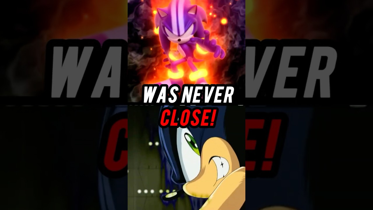 Почему Dark Sonic против Darkspine Sonic не БЛИЗКО!! 