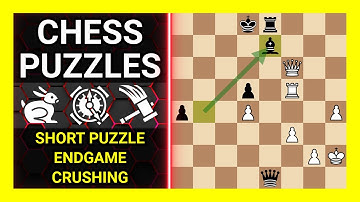 Chess Puzzles to Practice. Themes: Short puzzle, Endgame, Crushing. Learn Chess