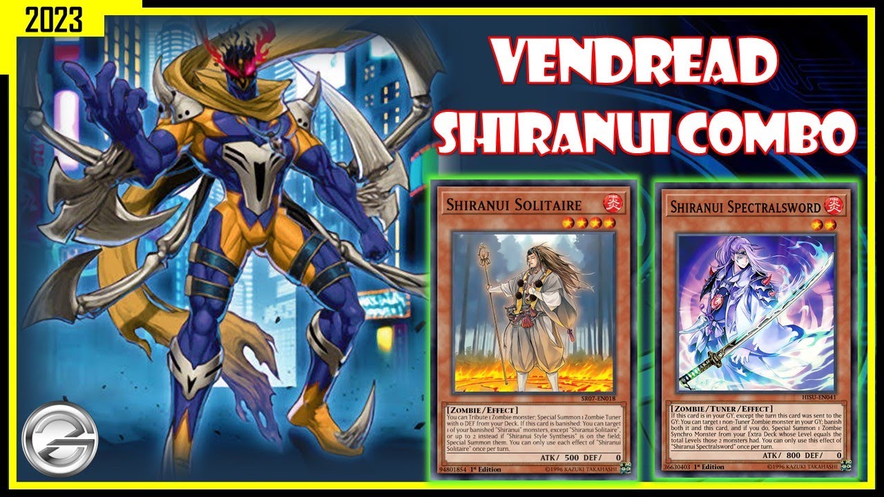 Yugioh Duel Links Vendread Deck 2023 Combo With Shiranui 遊戯王デュエル