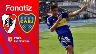 River Plate 2-3 Boca Juniors: Game Highlights | #CopaSurFinanzas 2024 screenshot 5