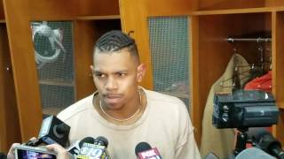 Cleveland Browns WR Terrelle Pryor:  The defense did their job against Steelers