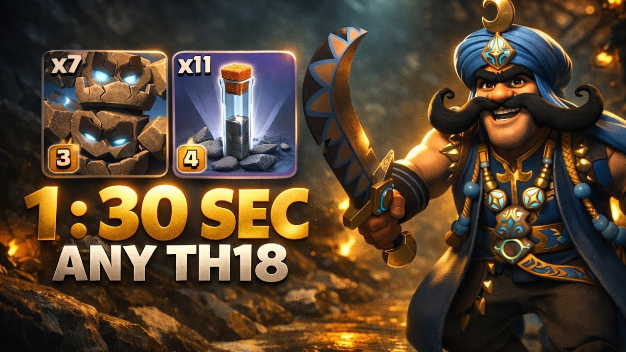 Массовый метеоритный голем ДОМИНИРУЕТ НА TH18 | Новая мета тотемных заклинаний!! Лучшая стратегия...