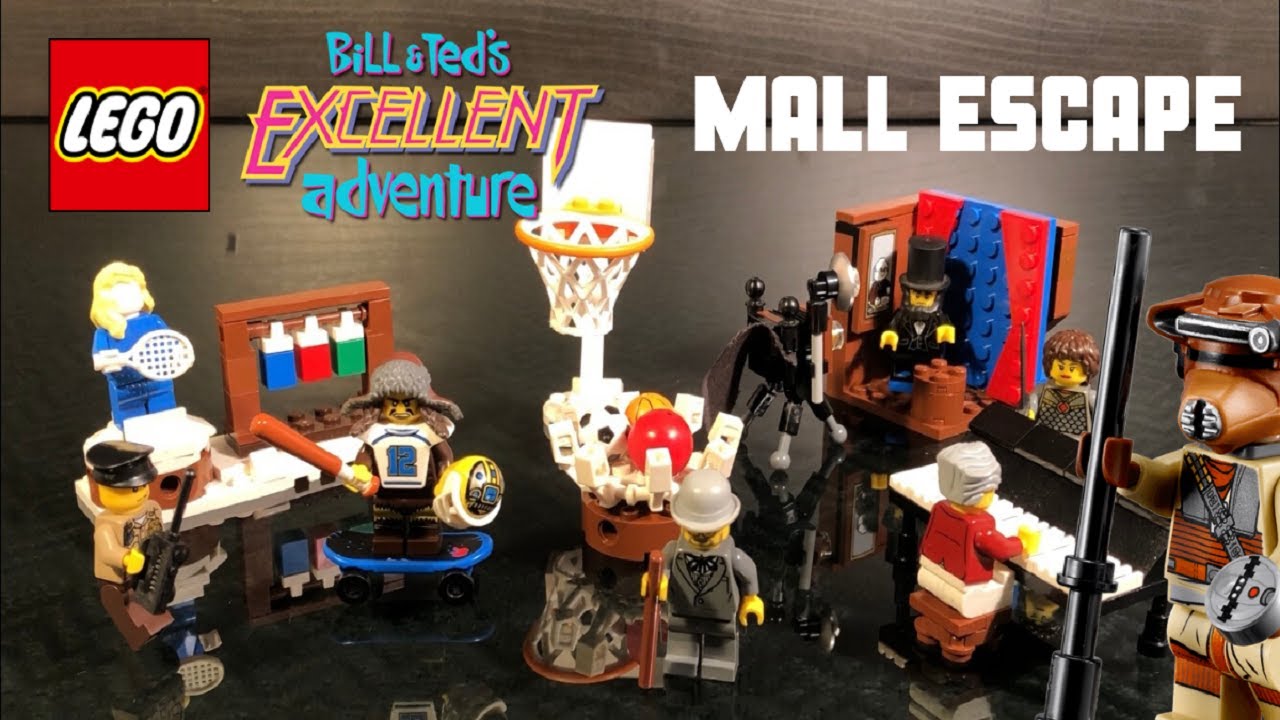 LEGO Shopping Mall Escape MOC Bill And Ted's Excellent Adventure YouTube