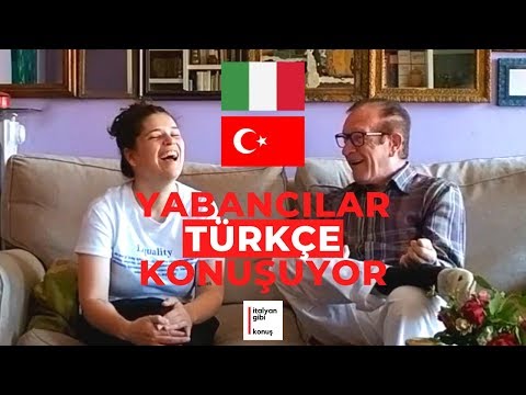 Türkçe konuşan iki İtalyan - Yabancılar Türkçe konuşuyor