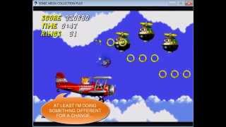 Sonic Mega Collection [PC] : Sonic The Hedgehog 2 [Sega Genesis] Walkthrough - Sky Chase Zone