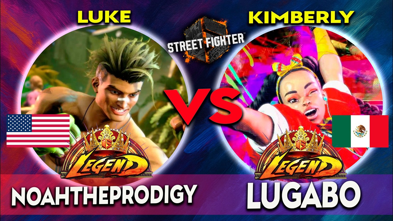 SF6 ▰ NOAHTHEPRODIGY LEGEND LUKE VS LUGABO LEGEND KIMBERLY ▰ High Level Gameplay Street Fighter 6