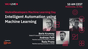 WeAreDevelopers - Machine Learning Day Workshop 🔴  - powered by UiPath