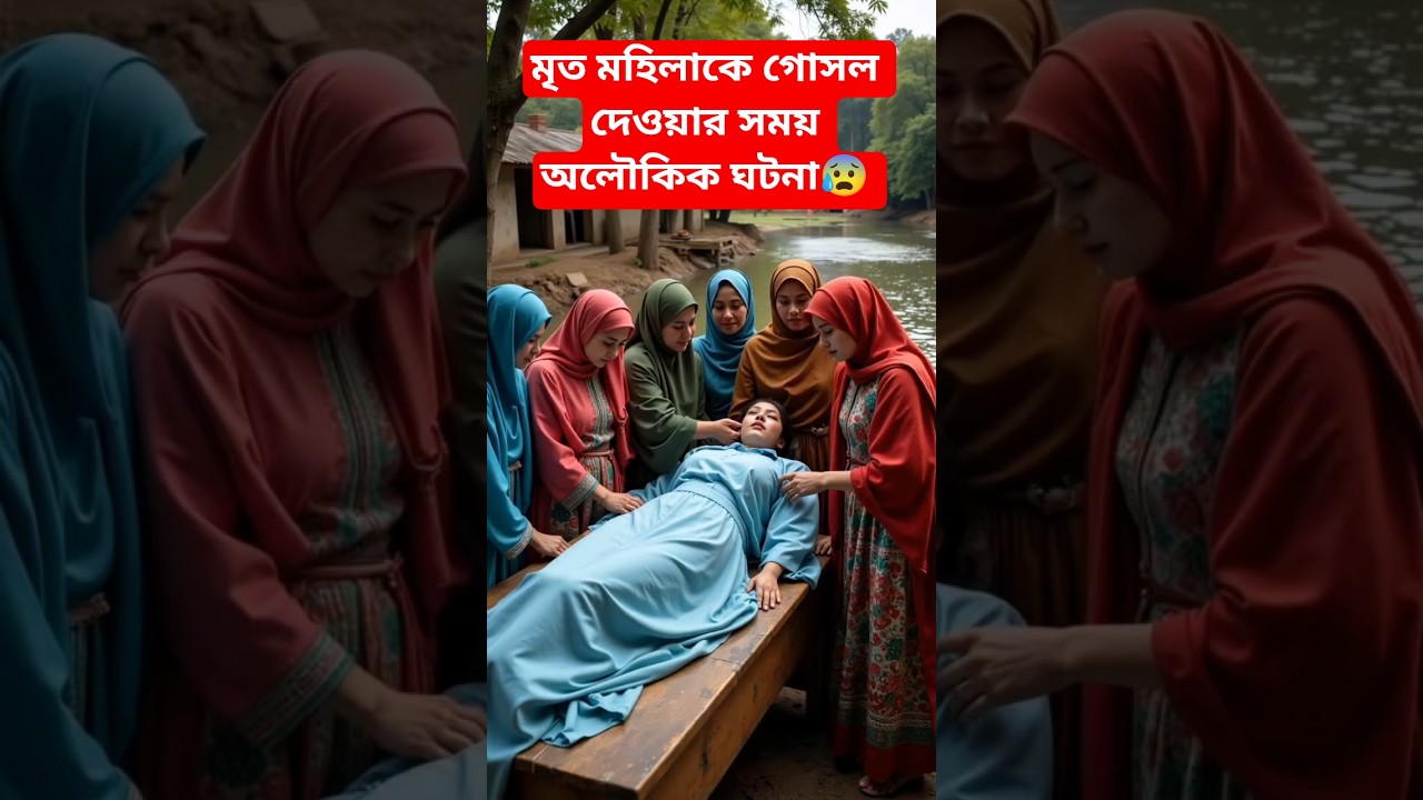 মৃত মহিলাকে গোসল দেওয়ার সময় অলৌকিক ঘটনা || # #facts #history #islamicstatus #viralvideo #shorts