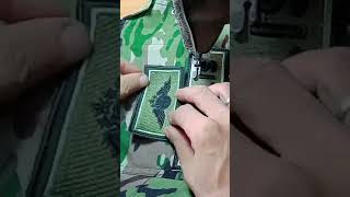 cara memasang papan nama seragam TNI AD, atribut TNI AD