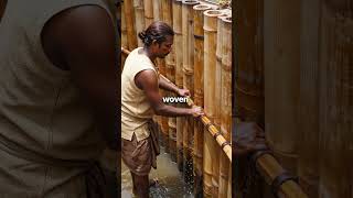 Jungle Engineers Build 1000-Gallon Water Tanks From Bamboo That Outlast Steel