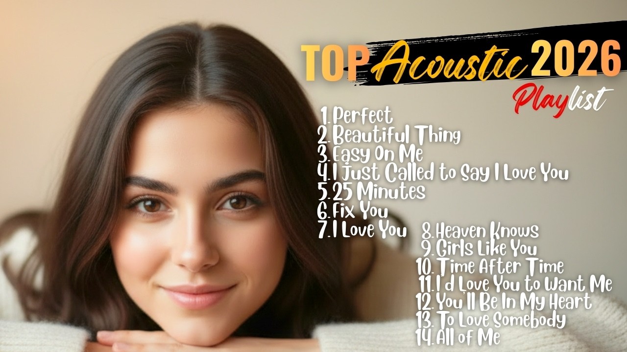 Top Acoustic Playlist 2026 💞🎵 | Relaxing Acoustic Love Songs | Viral TikTok Mix 2026 Top Cover Songs