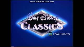 1991 Lilac Blue Feature Presentation And 1989 Walt Disney Clics Logo Low-Pitched