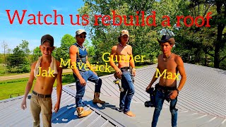 Watch Us Remodeled A Beautiful Roof