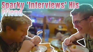 Sparky 'Interviews' His Friend (with Hunter)